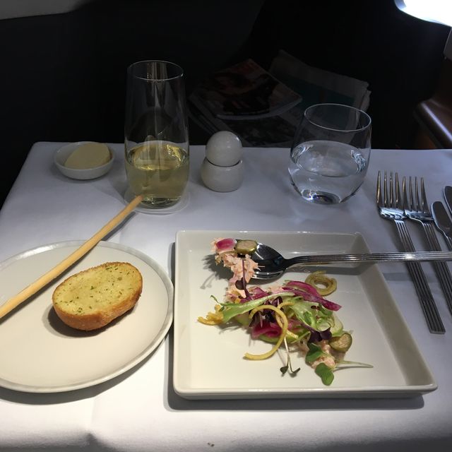 Business Class on Singapore Airlines 