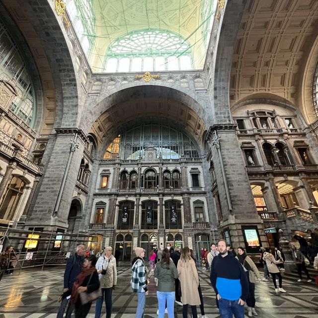 Beautiful Antwerp Central Station