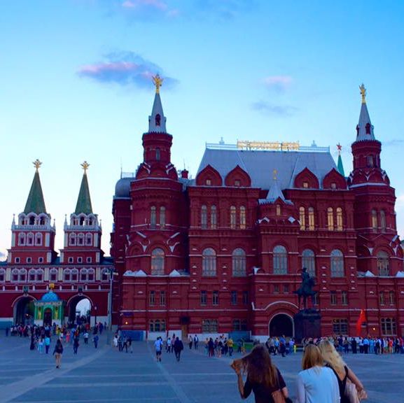 Red square in Moscow 