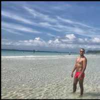 Strolling on Boracay Beach 🏖 