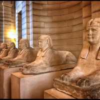 Egyptian collection at Louvre Museum 