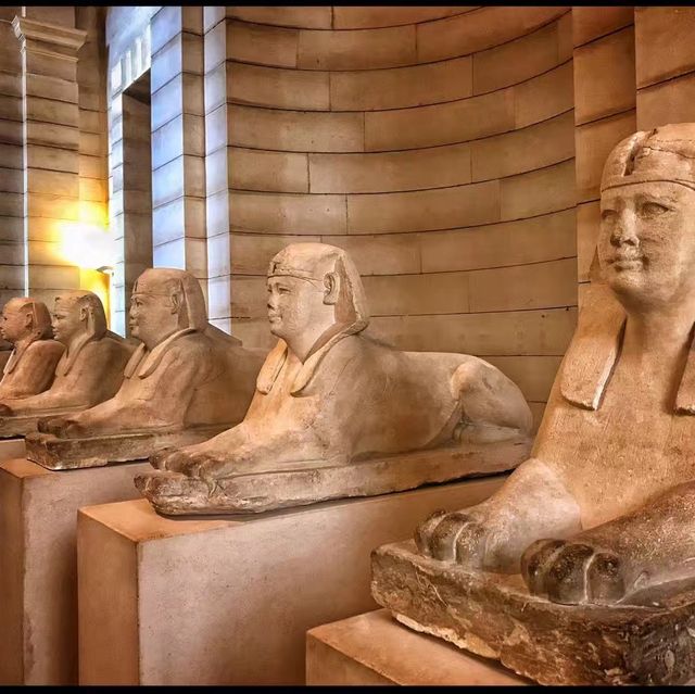 Egyptian collection at Louvre Museum 