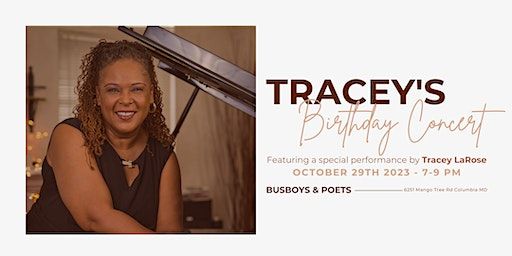 Tracey’s Birthday Concert | Busboys and Poets
