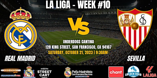 Real Madrid vs Sevilla | La Liga | Watch Party at Underdogs Cantina | Underdogs Cantina