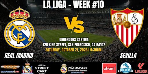 Real Madrid vs Sevilla | La Liga | Watch Party at Underdogs Cantina | Underdogs Cantina