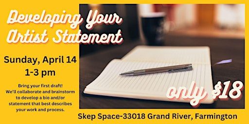 Developing an Artist Statement | Skep Space
