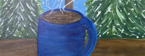 Snuggle up with this “Morning Cocoa” paint and sip painting | River City Brewing Company