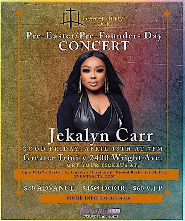 Jekalyn Carr Concert | 2400 Wright Ave