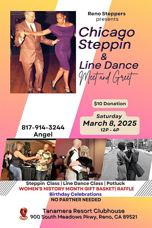 Reno Steppin & Line Dance Meet & Greet - MARCH 2025 | Tanamera Resort