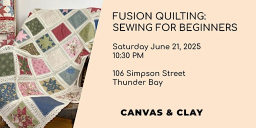 Fusion Quilt: Sewing for Beginners | 106 Simpson St