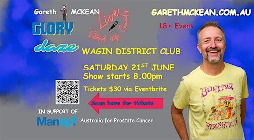 Wagin District Club - Gareth Mckean Glory Daze | Wagin District Club