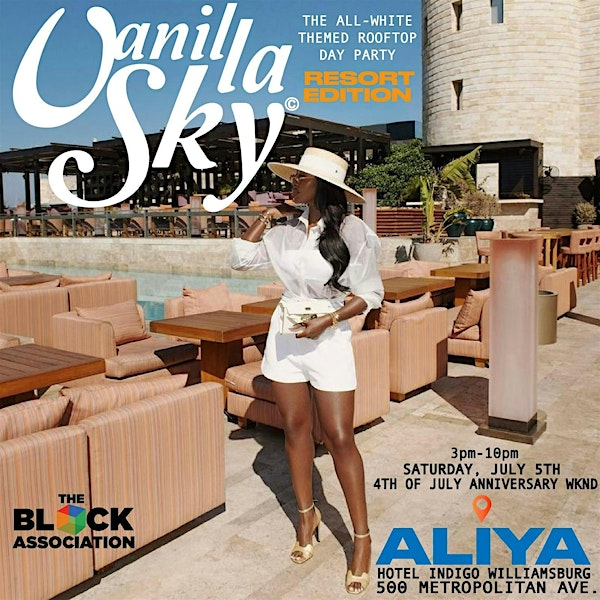 "VANILLA SKY" ALL WHITE THEMED ROOFTOP DAY PARTY | Aliya