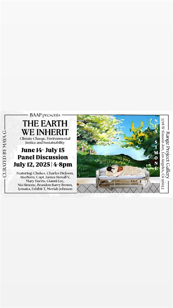 The Earth We Inherit Panel Discussion | Range Projects Gallery