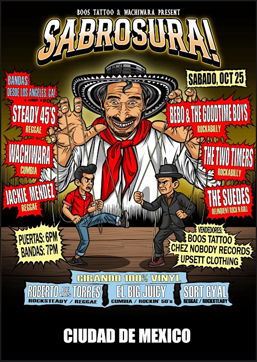 STEADY 45'S, JACKIE MENDEZ, WACHIWARA, BEBO & GTB, TWO TIMERS, THE SUEDES | Multiforo Alicia