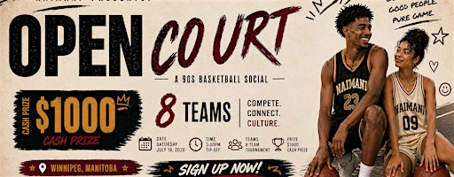 Naimani Open Court 2026 | Winnipeg Basketball Tournament & Community Social | Mayfair Recreation Centre