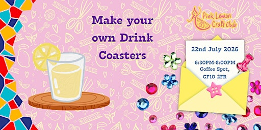 Mosaic Coaster Making with Pink Lemon craft club | Coffee Spot