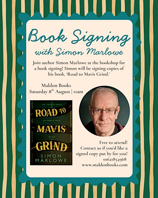 Book Signing with Simon Marlowe | Maldon Books