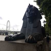 Statue of the Sphinx at Cleopatra's Needle