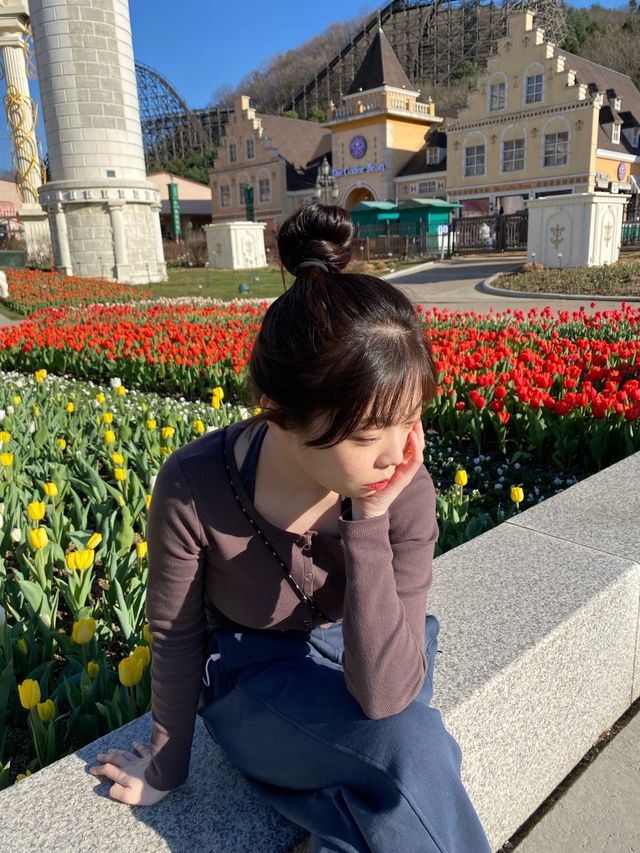 튤립보러 에버랜드로 떠나요