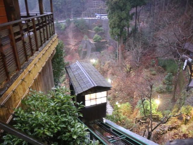 乘坐私人纜車上山露天風呂😍日本德島祖谷溫泉