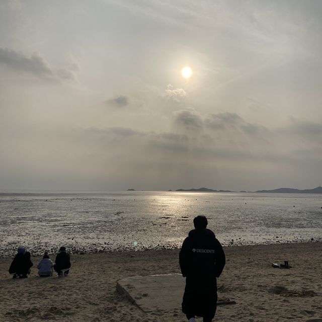 강화도 석모도에 위치한 민머루해수욕장 나들이