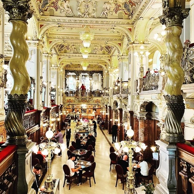 The Most Beautiful Cafe in the World! | Trip.com Budapest Travelogues