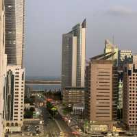 Skyscrapers @ Abu Dhabi open balcony view 