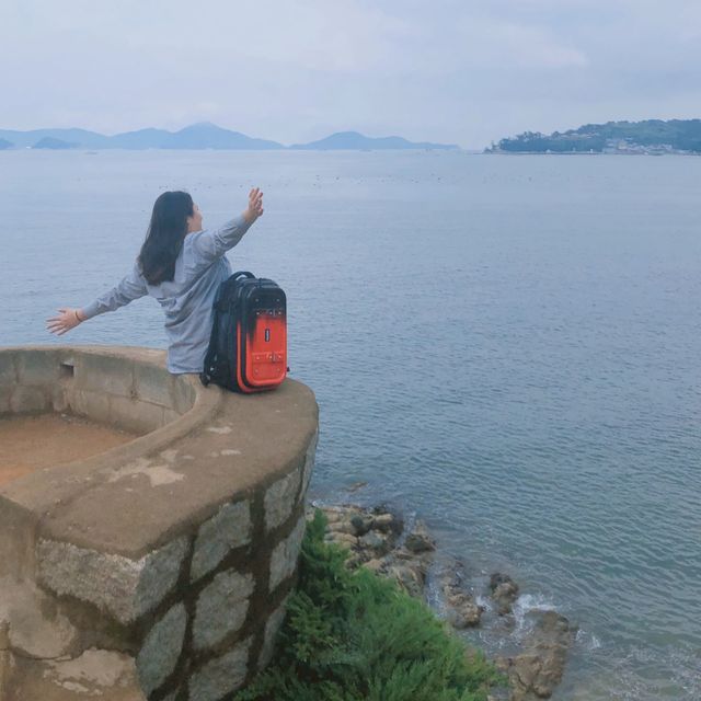 거제도여행지 줄서는 포토존 ‘매미성’