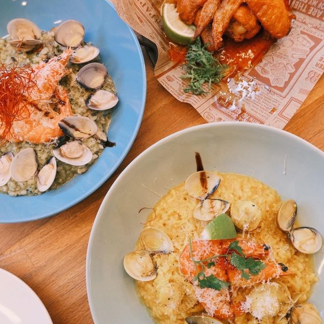 竹北美食｜擁有美麗小庭院的美義餐廳！