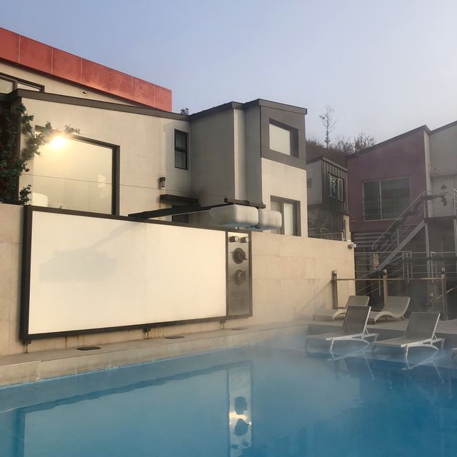 풀빌라더시크릿 북한강점, 밤수영하기 좋은 곳🏊‍♀️