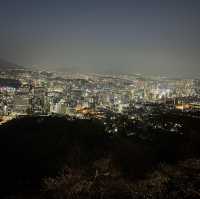 Tháp Namsan cảnh đêm 