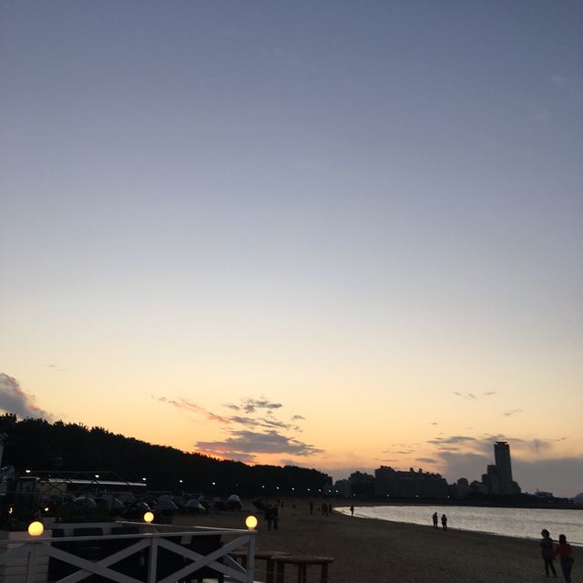 후쿠오카 선셋 예쁜 모모치 하마 해변 🏝 