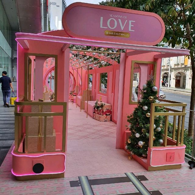 Christmas Train Station at Orchard Central