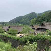 Reconstructed Japanese traditional village
