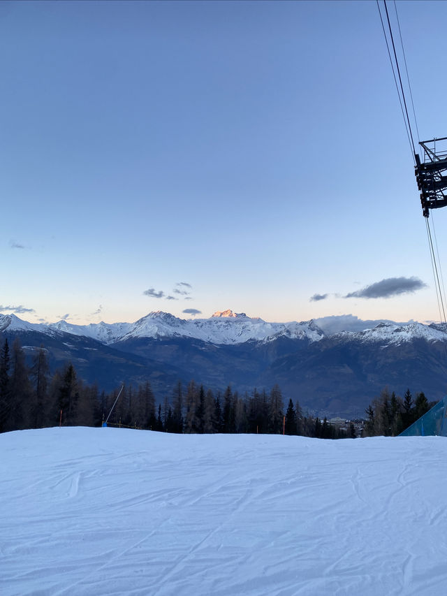 🇮🇹Alpine skiing in the Alps | Pila❄️Suitable for both beginners and advanced players at the same time.