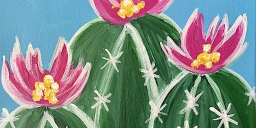 Paint and Sip - Blooming Cactus (Carlsbad) | Witch Creek Winery
