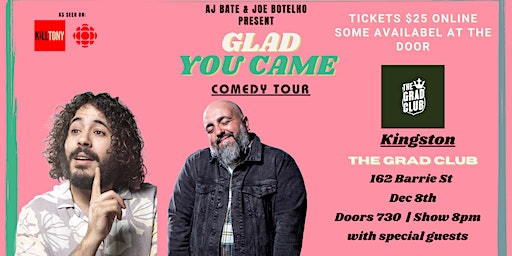 AJ Bate & Joe Botelho LIVE! In Kingston | Glad You Came Tour | The Grad Club