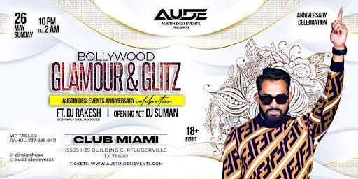Bollywood Glamour and Glitz - DJ Night | Club Miami & Coco Beach Club ATX