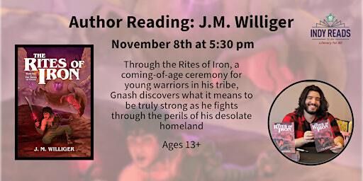 Author Reading: J.M. Williger | Indy Reads