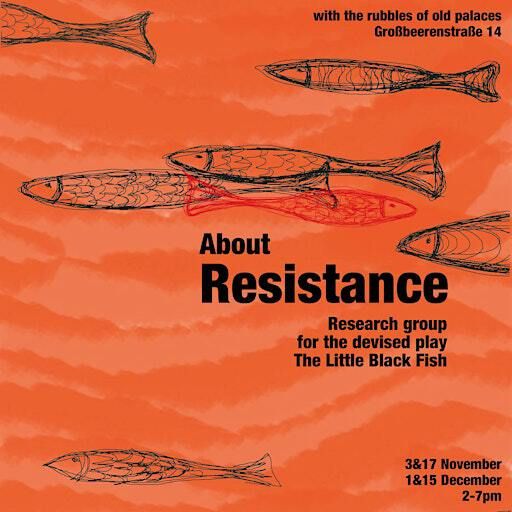 About Resistance: Research group for the devised play The Little Black Fish | with the rubbles of old palaces