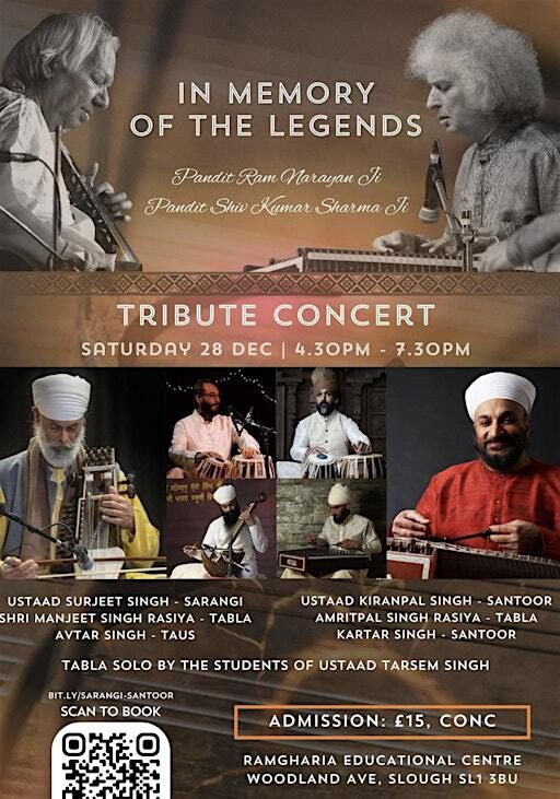 Tribute Concert - In Memory of the Legends | SL1 3BU