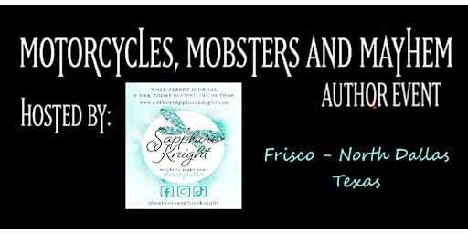 Motorcycles, Mobsters, and Mayhem Author Event 2025 | Frisco