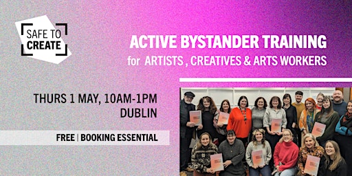 Active Bystander Training for the Arts & Creative Sectors (DUBLIN) | Camden Court Hotel