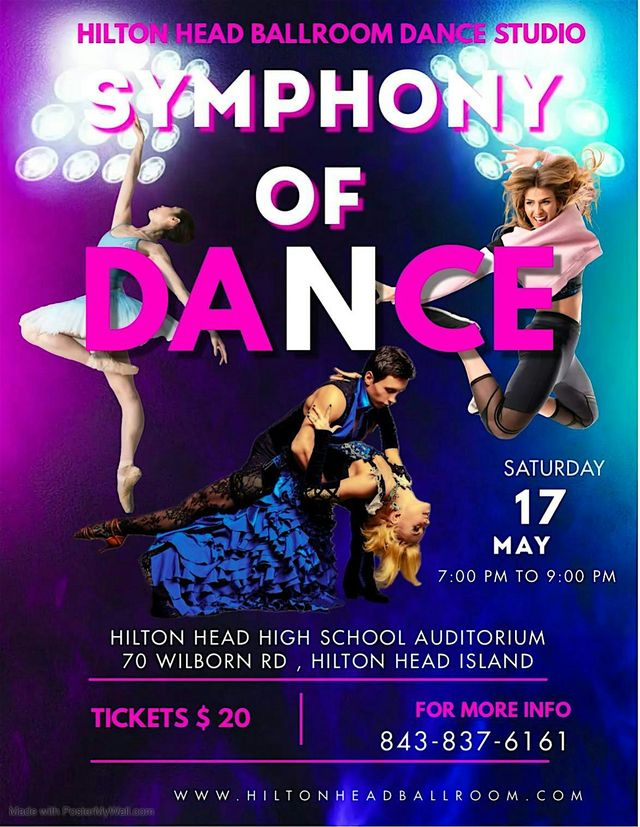The Symphony of Dance By the Hilton Head Ballroom Dance Studio | Hilton Head High School Theatre