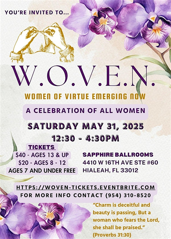 W.O.V.E.N. | Sapphire Ballrooms
