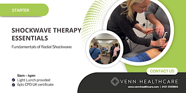 SHOCKWAVE THERAPY ESSENTIALS (RPW) | Venn Liverpool Training Centre