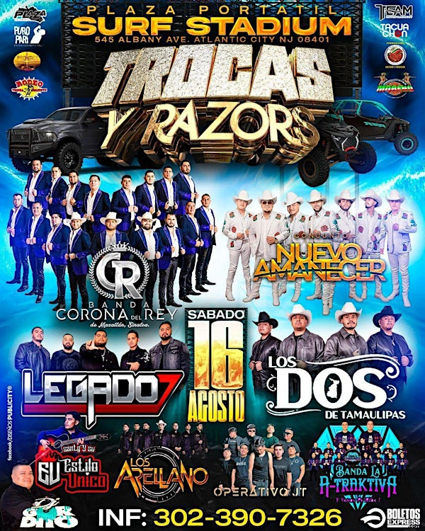 TROCAS Y RAZORS ATLANTIC CITY NJ 2025 | Surf Stadium