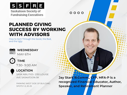 Planned Giving Success by Working with Advisors | SaskAbilities (Saskatchewan Abilities Council) 2310 Louise Ave
