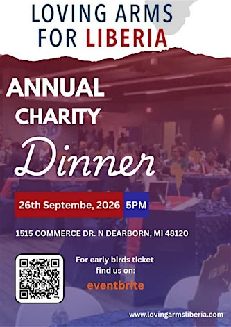 LOVING ARMS FOR LIBERIA ANNUAL CHARITY DINNER | Commerce Drive North