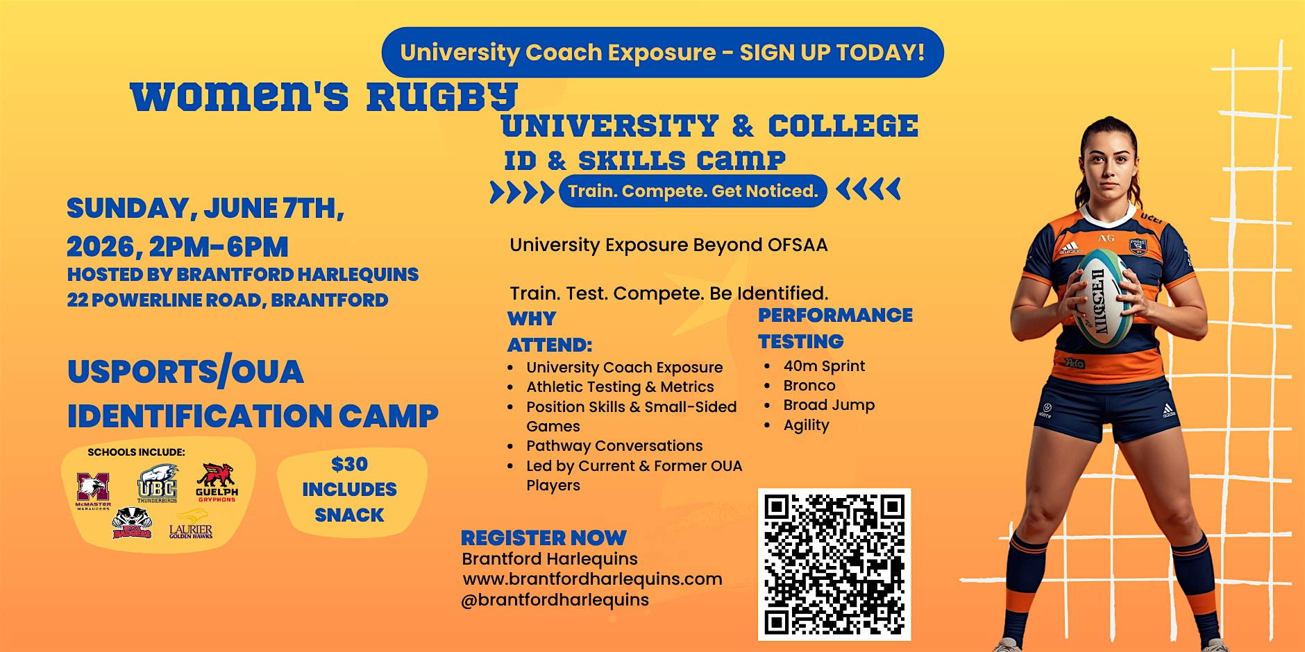 University ID & Skills Camp | Brantford Harlequins Rugby Football Club